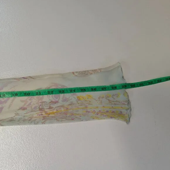 Just Cavalli Size *38 Italian (XS, 2) Printed Crepe Elasticized Hem Blouse - Picture 15 of 15